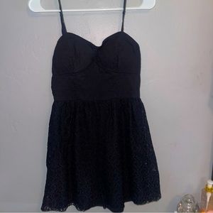 M, Y2K vintage, black convertible dress